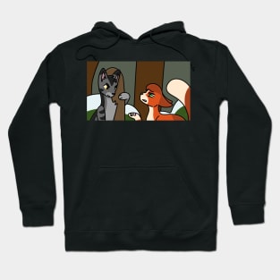 Stormfur and Squirrelpaw make a bet Hoodie